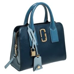 Marc Jacobs Blue Leather Little Big Shot Tote For Women 13 Marc Jacobs Blue Leather Little Big Shot Tote For Women -Cheap Marc Jacobs Store luxury women marc jacobs used handbags p257073 009