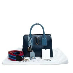 Marc Jacobs Blue Leather Little Big Shot Tote For Women 19 Marc Jacobs Blue Leather Little Big Shot Tote For Women -Cheap Marc Jacobs Store luxury women marc jacobs used handbags p257073 011