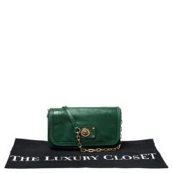 Marc Jacobs Green Leather Turnlock Crossbody Bag For Women 19 Marc Jacobs Green Leather Turnlock Crossbody Bag For Women -Cheap Marc Jacobs Store luxury women marc jacobs used handbags p257200 006