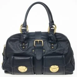 Marc Jacobs Navy Venetia Satchel Bag For Women