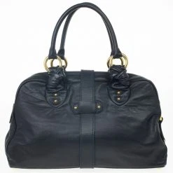 Marc Jacobs Navy Venetia Satchel Bag For Women -Cheap Marc Jacobs Store luxury women marc jacobs used handbags p25860 004
