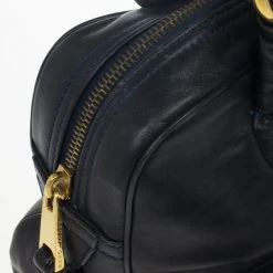 Marc Jacobs Navy Venetia Satchel Bag For Women -Cheap Marc Jacobs Store luxury women marc jacobs used handbags p25860 007