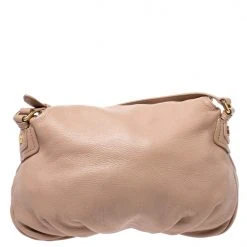 Marc Jacobs Beige Leather Classic Q Natasha Crossbody Bag For Women -Cheap Marc Jacobs Store luxury women marc jacobs used handbags p258609 008