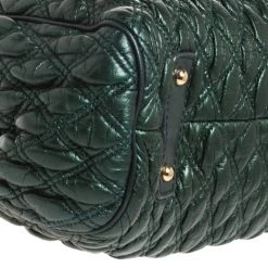Marc Jacobs Metallic Green Quilted Leather Stam Shoulder Bag For Women 21 Marc Jacobs Metallic Green Quilted Leather Stam Shoulder Bag For Women -Cheap Marc Jacobs Store luxury women marc jacobs used handbags p259257 003