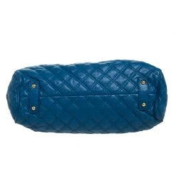 Marc Jacobs Blue Quilted Leather Stam Shoulder Bag For Women -Cheap Marc Jacobs Store luxury women marc jacobs used handbags p260720 003