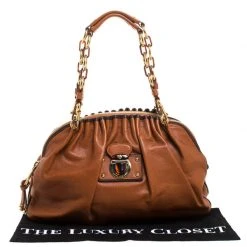 Marc Jacobs Tan Leather Capra Satchel For Women -Cheap Marc Jacobs Store luxury women marc jacobs used handbags p261694 010