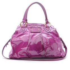 Marc Jacobs Alyona Purple Patent Leather Satchel For Women -Cheap Marc Jacobs Store luxury women marc jacobs used handbags p26451 0004
