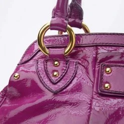 Marc Jacobs Alyona Purple Patent Leather Satchel For Women -Cheap Marc Jacobs Store luxury women marc jacobs used handbags p26451 0009