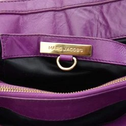 Marc Jacobs Alyona Purple Patent Leather Satchel For Women -Cheap Marc Jacobs Store luxury women marc jacobs used handbags p26451 0013