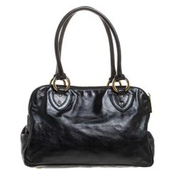 Marc Jacobs Black Leather Blake Satchel For Women -Cheap Marc Jacobs Store luxury women marc jacobs used handbags p264825 005
