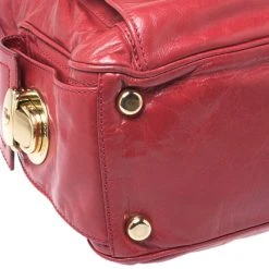 Marc Jacobs Red Leather Multi Pocket Shoulder Bag For Women -Cheap Marc Jacobs Store luxury women marc jacobs used handbags p266063 003