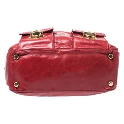 Marc Jacobs Red Leather Multi Pocket Shoulder Bag For Women -Cheap Marc Jacobs Store luxury women marc jacobs used handbags p266063 004