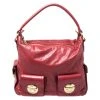 Marc Jacobs Red Leather Multi Pocket Shoulder Bag For Women