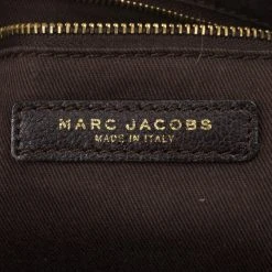 Marc Jacobs Black Leather Lou Bag For Women -Cheap Marc Jacobs Store luxury women marc jacobs used handbags p26886 007