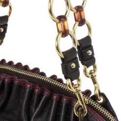 Marc Jacobs Black Leather Lou Bag For Women -Cheap Marc Jacobs Store luxury women marc jacobs used handbags p26886 011