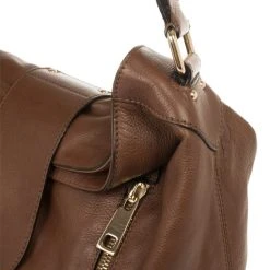 Marc Jacobs Brown Leather Amy With Zippers Hobo For Women -Cheap Marc Jacobs Store luxury women marc jacobs used handbags p27071 0007