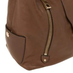 Marc Jacobs Brown Leather Amy With Zippers Hobo For Women -Cheap Marc Jacobs Store luxury women marc jacobs used handbags p27071 0009