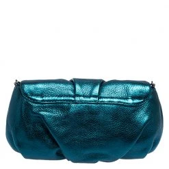 Marc Jacobs Metallic Blue Leather Classic Q Karlie Crossbody Bag For Women -Cheap Marc Jacobs Store luxury women marc jacobs used handbags p274254 005