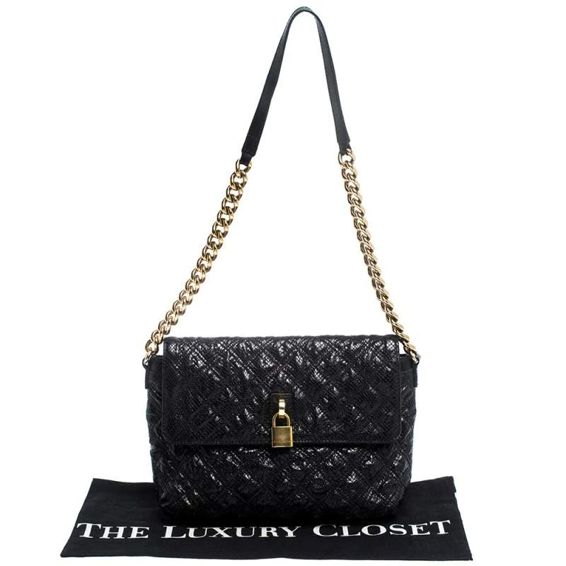 Marc Jacobs Black Quilted Leather Shoulder Bag For Women 9 Marc Jacobs Black Quilted Leather Shoulder Bag For Women - Image 9