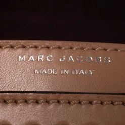 Marc Jacobs Beige Studded Leather Small Mischief Shoulder Bag For Women -Cheap Marc Jacobs Store luxury women marc jacobs used handbags p280637 001