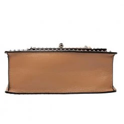 Marc Jacobs Beige Studded Leather Small Mischief Shoulder Bag For Women -Cheap Marc Jacobs Store luxury women marc jacobs used handbags p280637 005
