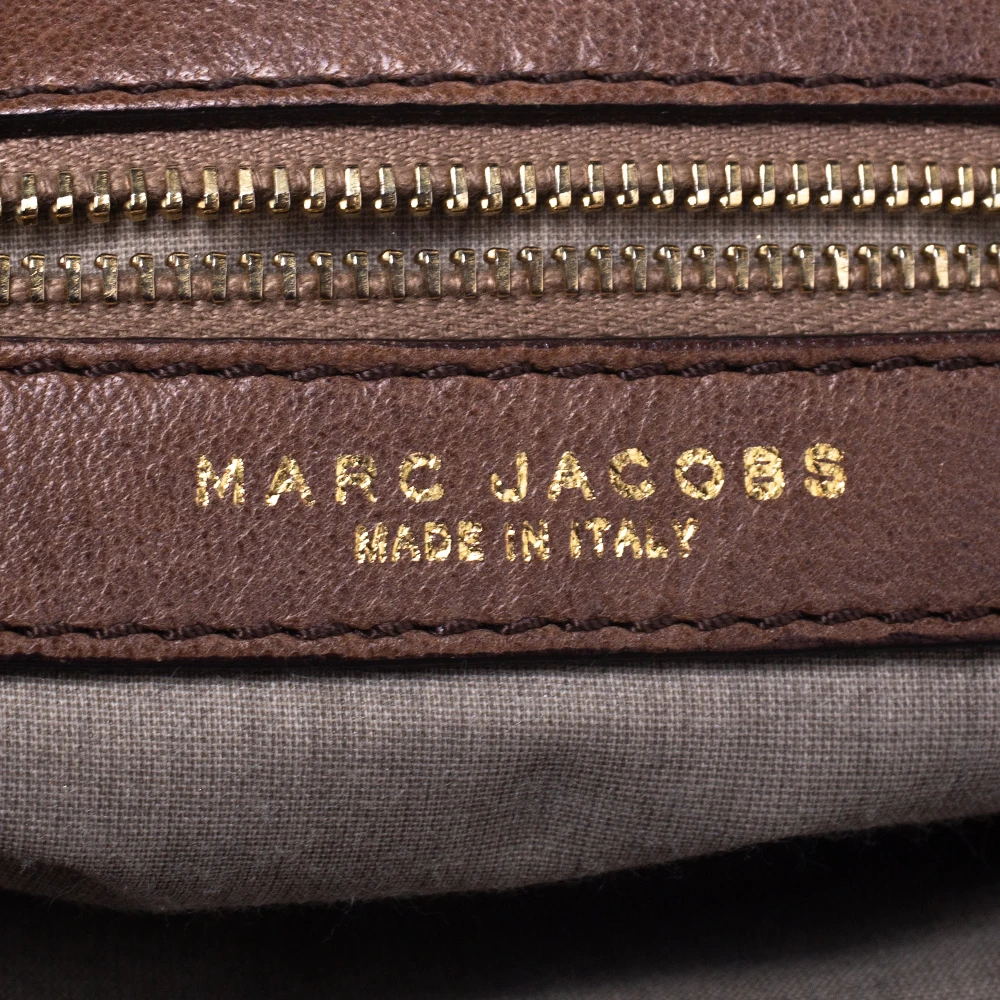 Marc Jacobs Brown Quilted Leather Stam Satchel For Women 8 Marc Jacobs Brown Quilted Leather Stam Satchel For Women - Image 8