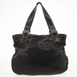 Marc Jacobs Black Leather Stella Tote For Women -Cheap Marc Jacobs Store luxury women marc jacobs used handbags p28588 0004