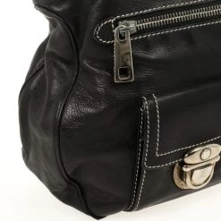 Marc Jacobs Black Leather Stella Tote For Women -Cheap Marc Jacobs Store luxury women marc jacobs used handbags p28588 0013