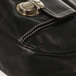 Marc Jacobs Black Leather Stella Tote For Women -Cheap Marc Jacobs Store luxury women marc jacobs used handbags p28588 0016