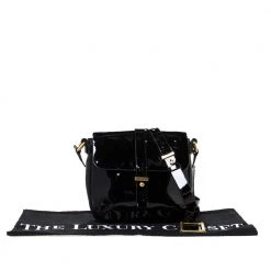 Marc By Marc Jacobs Black Patent Leather Crossbody Bag For Women -Cheap Marc Jacobs Store luxury women marc jacobs used handbags p287389 007