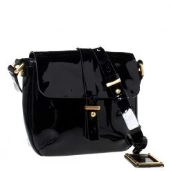 Marc By Marc Jacobs Black Patent Leather Crossbody Bag For Women -Cheap Marc Jacobs Store luxury women marc jacobs used handbags p287389 009