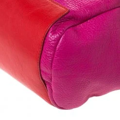 Marc By Marc Jacobs Fuchsia/Red Leather Bob’s Memphis Top Handle Bag For Women -Cheap Marc Jacobs Store luxury women marc jacobs used handbags p287390 007