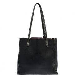 Marc Jacobs Black Leather Grind T Pocket Tote For Women 14 Marc Jacobs Black Leather Grind T Pocket Tote For Women -Cheap Marc Jacobs Store luxury women marc jacobs used handbags p289645 004