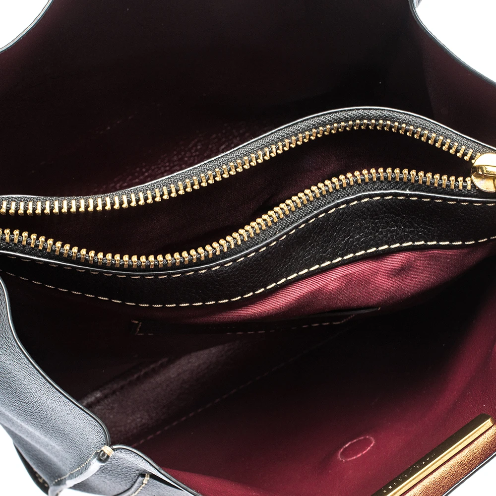 Marc Jacobs Black Leather Grind T Pocket Tote For Women 7 Marc Jacobs Black Leather Grind T Pocket Tote For Women - Image 7