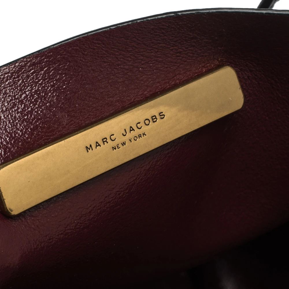 Marc Jacobs Black Leather Grind T Pocket Tote For Women 8 Marc Jacobs Black Leather Grind T Pocket Tote For Women - Image 8