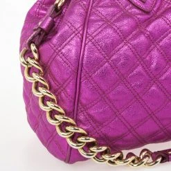 Marc Jacobs Metallic Leather Stam Bag For Women -Cheap Marc Jacobs Store luxury women marc jacobs used handbags p29458 008