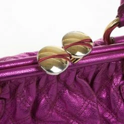 Marc Jacobs Metallic Leather Stam Bag For Women -Cheap Marc Jacobs Store luxury women marc jacobs used handbags p29458 014