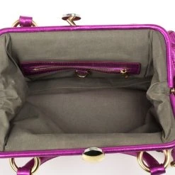 Marc Jacobs Metallic Leather Stam Bag For Women -Cheap Marc Jacobs Store luxury women marc jacobs used handbags p29458 016