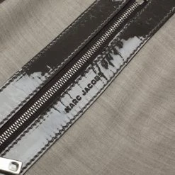 Marc Jacobs Grey Quilted Patent Stam Satchel For Women -Cheap Marc Jacobs Store luxury women marc jacobs used handbags p29601 007