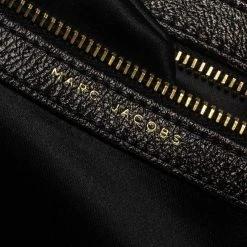 Marc Jacobs Metallic Black Leather Flap Crossbody Bag For Women -Cheap Marc Jacobs Store luxury women marc jacobs used handbags p297828 1592310120 002