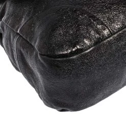 Marc Jacobs Metallic Black Leather Flap Crossbody Bag For Women -Cheap Marc Jacobs Store luxury women marc jacobs used handbags p297828 1592310141 004