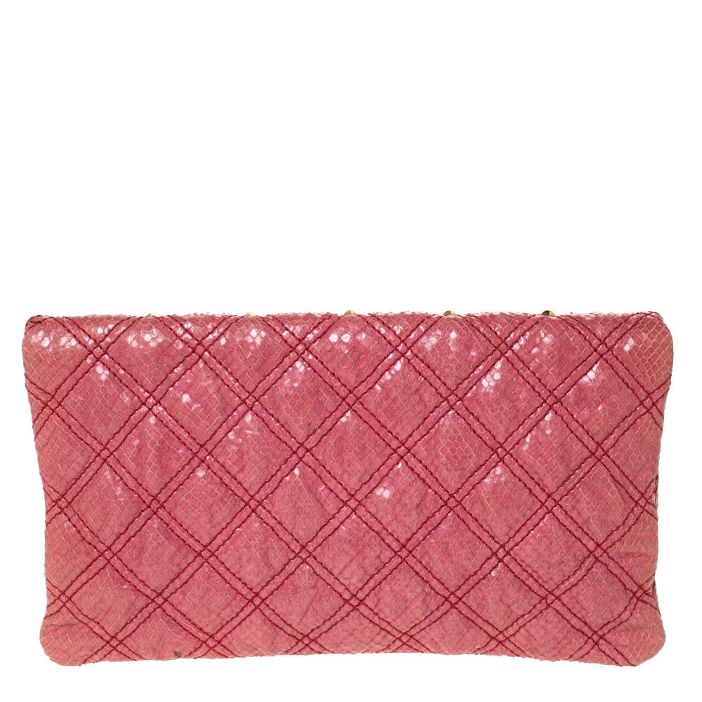 Marc Jacobs Pink Studded Leather Eugenie Clutch For Women 4 Marc Jacobs Pink Studded Leather Eugenie Clutch For Women - Image 4