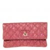 Marc Jacobs Pink Studded Leather Eugenie Clutch For Women