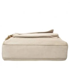 Marc Jacobs Ivory Leather Front Pocket Chain Shoulder Bag For Women -Cheap Marc Jacobs Store luxury women marc jacobs used handbags p303019 006