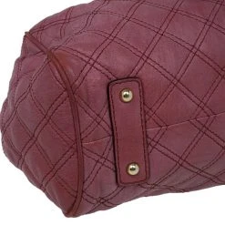 Marc Jacobs Cherry Red Quilted Leather Stam Bag For Women 27 Marc Jacobs Cherry Red Quilted Leather Stam Bag For Women -Cheap Marc Jacobs Store luxury women marc jacobs used handbags p30589 0012