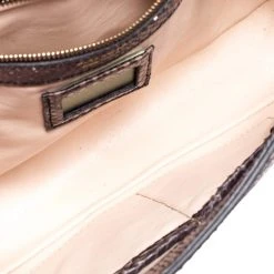 Marc Jacobs Grey/Beige Python Polly Shoulder Bag For Women -Cheap Marc Jacobs Store luxury women marc jacobs used handbags p312142 007