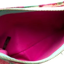 Marc Jacobs Multicolor Floral Print Leather Zipper Clutch For Women -Cheap Marc Jacobs Store luxury women marc jacobs used handbags p315224 001