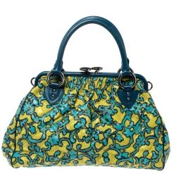 Marc Jacobs Multicolor Printed Quilted Leather Stam Satchel For Women -Cheap Marc Jacobs Store luxury women marc jacobs used handbags p316240 009