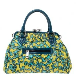 Marc Jacobs Multicolor Printed Quilted Leather Stam Satchel For Women