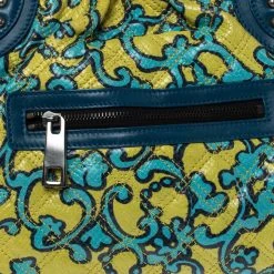 Marc Jacobs Multicolor Printed Quilted Leather Stam Satchel For Women -Cheap Marc Jacobs Store luxury women marc jacobs used handbags p316240 011